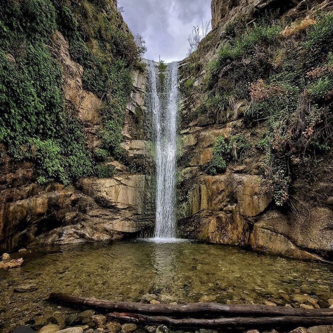 A waterfall at Trail Canyon Falls